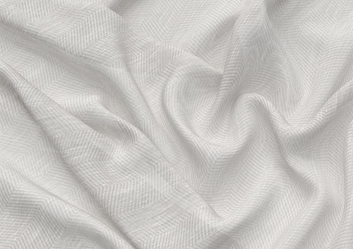 Tanami Voile, Glacier Grey - Motorised Roman Blind - Image 4